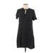 Old Navy Casual Dress: Black Polka Dots Dresses - Women's Size Medium