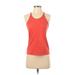 Nike Active Tank Top: Orange Activewear - Women's Size Small