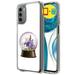 TalkingCase Slim Phone Case Compatible for Motorola Moto G 5G 2022 Crystal Flower Snow Print w/ Tempered Glass Screen Protector Lightweight Flexible Print in USA