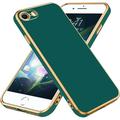 iPhone SE 2022 Case iPhone SE 2020 Case iPhone 8 Case iPhone 7 Case Slim Soft Flexible TPU with Adjustable Wristband Kickstand Protective Cover for iPhone SE 2022/2020/8/7 4.7 Deep Green