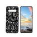 Black-white-elegant-Boho-Paisley-MagSafe-s-Floral-Pretty-Aesthetic-and-max-14 Phone Case Degined for LG V60 ThinQ 5G Case Men Women Flexible Silicone Shockproof Case for LG V60 ThinQ 5G