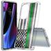 TalkingCase Slim Phone Case Compatible for Motorola Edge Plus 5G UW 2022/ Edge+ 2022/ Edge 30 Pro Thin Green Line 1 Print Light Weight Flexible USA