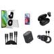 Accessories Bundle for Motorola Moto G Stylus 5G 2023 - Flexible TPU Shockproof Protection Case (Retro Cassette Tape) Screen Protector Earbuds Car Charger Wall Charger USB Cables (3ft 6ft 10ft)