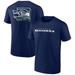 Men's Profile College Navy Seattle Seahawks Big & Tall Two-Sided T-Shirt
