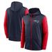 Men's Nike Navy New England Patriots Performance Full-Zip Hoodie