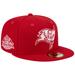 Men's New Era Scarlet Tampa Bay Buccaneers Super Bowl XXXVII Main Patch 59FIFTY Fitted Hat