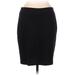 MICHAEL Michael Kors Casual Skirt: Black Solid Bottoms - Women's Size 6