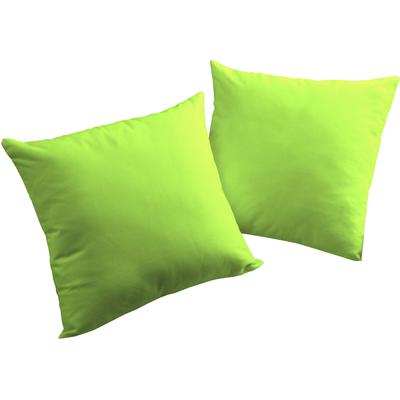 Kissenhülle WIRTH "Umea" Gr. 2, grün (apfelgrün), B:50cm L:50cm, Polyester, Obermaterial: 100% Polyester, Kissenbezüge Image
