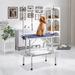 JETEAGO Professional Adjustable Pet Grooming Table in White | 30 H x 36 W x 23.5 D in | Wayfair W20601011