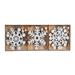 Ganz No Pattern Holiday Shaped Ornament Wood in White | 0.2 H x 3 W x 9 D in | Wayfair MX188439