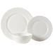 Mikasa Patterson Vegan Bone China Chip Resistant 12 Piece Dinnerware Set, Ashlyn, Service For 4 Bone China/Ceramic in White | Wayfair 5296862