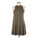 Mikey & Joey Casual Dress: Green Dresses - Women's Size Small