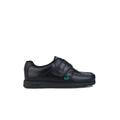 Kickers Boys Boy's Junior Fragma Strap Leather Shoe in Black - Size UK 4 Infant