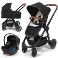 BabyLo Cloud XT 3in1 Travel system, Black - Black