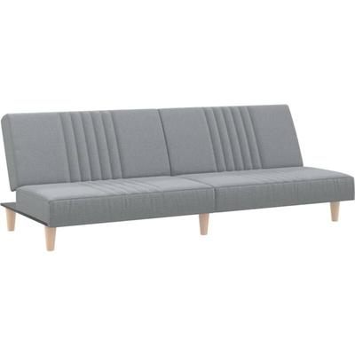 Schlafsofa Hellgrau Stoff Vidaxl Image