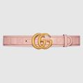 GUCCI GG Marmont Matelassé Wide Belt, Size 115