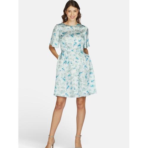Kleo Satinkleid Satinkleid Damen aqua, 46