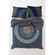 Indian Handmade Mandala Duvet Cover Set Cotton Bedding Set with Pillow Covers Mandala Blanket Boho Donna Duvet Cover Throw Cottan duvetCover