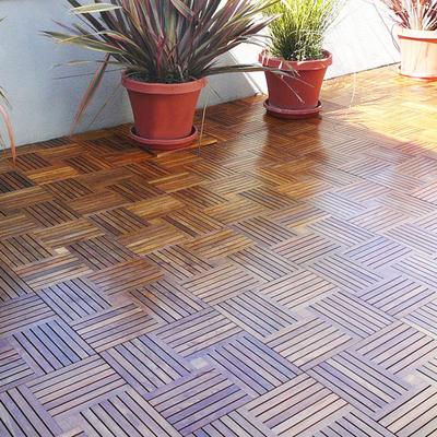 Parquet Teak Flooring Tiles