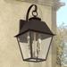 Wentworth 16 1/2" High Bronze Outdoor Lantern Wall Light