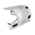 ABUS Downhill Helm HiDrop – ASTM-zertifizierter Fullface Helm mit ABS-Außenschale für MTB: Downhill, Enduro und Bikepark – für Erwachsene und Jugendliche – Weiß, Größe XL
