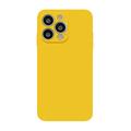 Fresnour Suitable for iPhone 13 Pro 6.1-inch case,Bumper Cover, transparent Scratch Resistant Back(Yellow)