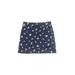 Croft & Barrow Casual Mini Skirt Mini: Blue Bottoms - Women's Size Medium