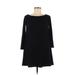 Love, Fire Casual Dress - A-Line: Black Solid Dresses - Women's Size Medium