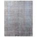 Blue/Brown 120 x 96 x 0.25 in Area Rug - Bokara Rug Co, Inc. Rectangle Hand-Knotted Area Rug in Blue/Gray/Brown Viscose/ | Wayfair