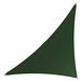 Colourtree Customize Triangle 260 GSM Super Ring Heavy Duty Sun Shade Sail, Stainless Steel in Green | 336 W x 432 D in | Wayfair