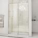 DreamLine Unidoor 41" W x 72" H Hinged Frameless Shower Door w/ Clearmax™ Technology Tempered Glass in Gray | 54" W | Wayfair SHDR-20547210S-04