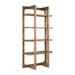 Gracie Oaks Janiecia 83" H x 39" W Solid Wood Etagere Bookcase Wood in Brown | 83 H x 39 W x 18 D in | Wayfair 88CF6584A1C344F89540227DDD40932A