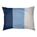 East Urban Home North Carolina Wild Dog Outdoor Dog Pillow Metal in White/Blue | Large ( 40" W x 30" D x 14" H) | Wayfair