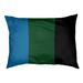 East Urban Home Milwaukee Pillow Metal in Green/Blue/Black | 14 H x 40 W x 30 D in | Wayfair 2F039386FF78429295F54A6C9BB0091D