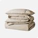 Bare Home 100% Cotton Duvet Set – Crisp Percale Weave – Lightweight & Breathable Cotton Percale in White | Twin/Twin XL + 1 Standard Sham | Wayfair