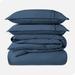 Bare Home Duvet Set – Crisp Percale Weave – Lightweight & Breathable Cotton Percale in Blue | King/California King + 2 King Shams | Wayfair