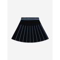 Emporio Armani Girls Pleated Skirt In Navy Size 14 Yrs