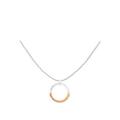 Calvin Klein Women's Calvin Klein two tone stainless steel and rose gold IP necklace, Two Tone, Women