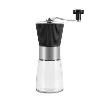 Moulin à café manuel portable moulin à céramique réglable manivelle crosse domestique grains de