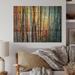 Bay Isle Home™ Avellini Brown Floral Bamboo Oasis III On Wood Print Wood in Blue/Brown/Red | 10 H x 20 W x 0.78 D in | Wayfair