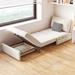 Hokku Designs Garrus Upholstered Sleeper Sofa Velvet in Brown | 31.5 H x 33.85 W x 33.46 D in | Wayfair D0110B21D3EC48B19AC52B686CF0ACFC
