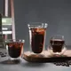 Tasses à café en verre borosilicaté transparent à double paroi tasses durables verres pour thé