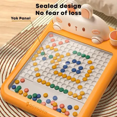 Planche à dessin magnétique portable et effaçable pour enfants bloc-notes coloré jouet de puzzle