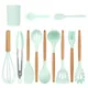 Ensemble d'ustensiles de cuisine antiadhésifs kit d'ustensiles de cuisson spatule en silicone