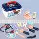 Kit de médecin pour enfants jouets éducatifs avec étui de transport et stéthoscope Kit médical