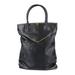 tehra+b Leather Tote Bag: Black Print Bags