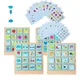 Jeu de mémoire instantanée en bois Puzzle jeux éducatifs Montessori amélioration Cognitive