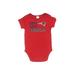 NFL Short Sleeve Onesie: Red Color Block Bottoms - Kids Boy's Size 18