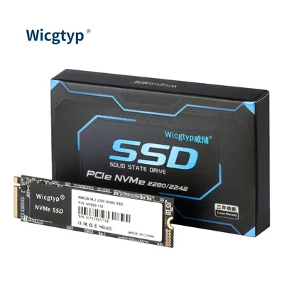 Wicgtyp – disque dur interne SSD M.2 NGFF 1 to 128 go 256 go 512 go 2280mm pour ordinateur