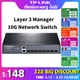 TP-Link 10gbe Switch Sfp+ All 8*10000mbps 3-layer Network TL-ST5008F Internet Hub Web Management